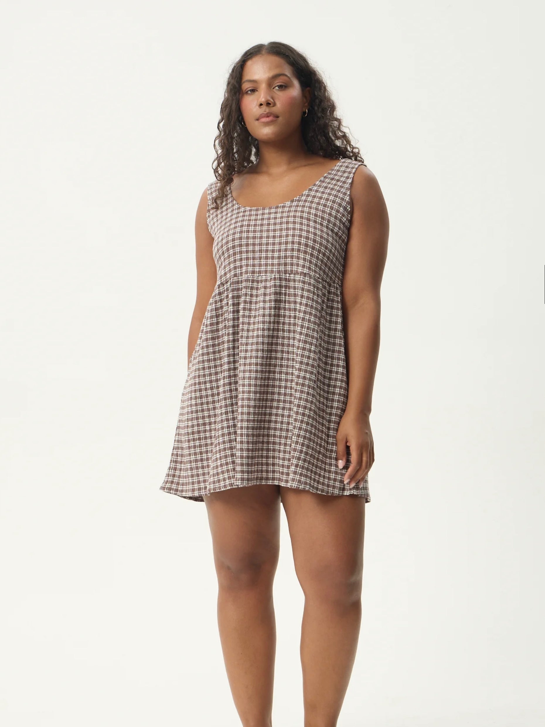 afends jesse hemp mini dress Afends Womens Asta Jesse - Hemp Seersucker Mini Dress